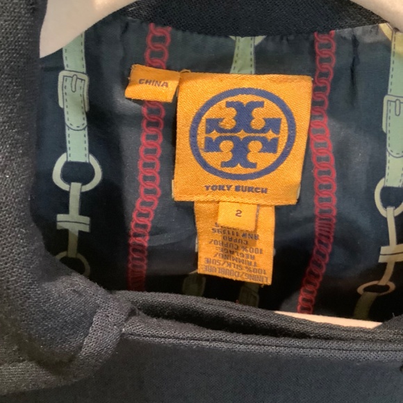 TORY BURCH NAVY PEA COAT - Picture 3 of 7